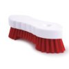 Szczotka do szorowania, Miękkie/twarde, Czerwony, PET, zastosowanie: Komercyjne, przemysłowe, Szczotka ręczna
