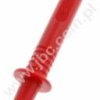 404-IEC-RT Sonda probiercza bezpieczna z gniazdem 4mm, L=115mm, czerwona, ELECTRO-PJP, 404IECRT (jak D-4010)