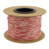 Kabel telekomunikacyjny krosówka TDY 2x0,5mm biało-czerwony 150V montażowy drut Mercor