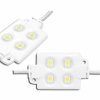 Moduł LED-5050 4 diody, światło zimne białe, hermetyczny LX L182
