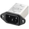 TRU COMPONENTS TC-10101440 Line filter IEC socket 250V 10A 0.3mH 58x50x22.8mm
