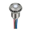 Lampka kontrolna do montażu panelowego 24V dc Niebieski, Zielony, Czerwony 10mm LED Wyprowadzenia APEM