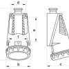 Gniazdo izolacyjne stałe 32A/5/400V IP67 2646-137 TAREL