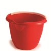 10 Ltr Bucket with Plastic Handle Red
