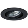 Brumberg 6308 Flush Mount Light 50W Black Round Swivel Ceiling-Ready
