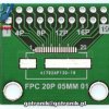 Płytka drukowana FPC/FFC 20pin 0,5mm do taśm przewodzących