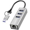 LogiLink UA0440 Network adapter/hub 5 GBit/s USB C® (USB 3.2 1st gen)