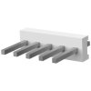 Pin header, 5 pole, pitch 3.96 mm, straight, natural, 640383-5