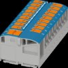1019614 PTVFIX distributor block, 6/18x2.5, blue