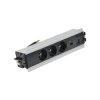Mediaport Indesk Simon 480 3x250V USB A-C RJ45 czarny