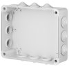 Puszka hermetyczna n/t 305x244x126mm z 12 dławnicami IP55