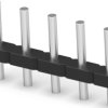 PCB terminal, 5 pole, pitch 5 mm, 12 A, pin, black, 1546931-5