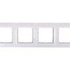 Simon 54 Premium Ramka poczwórna biała /do karton-gips/ DRK4/11