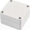 ABS enclosure, (L x W x H) 66 x 66 x 41 mm, light gray (RAL 7035), IP66, 1554BGY