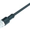 Sensor actuator cable, M12-cable plug, straight to open end, 8 pole, 2 m, PUR, black, 2 A, 79 3579 32 08