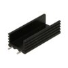 Radiator; DY-CI/3,5; z otworem; z 2 pinami do druku; czerniony; 35mm; U; 15mm; 10mm