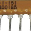 Resistor network, SIP-9, 470 Ω, 0.2 W, ±2 %, 8 resistors, 4609X-101-471LF