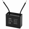 Kondensator silnikowy 1.5uF 450VAC CBB61 rozruchowy przewody