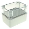 Obudowa Poliwęglan szerokość zew. 80 mm długość zew. 110 mm wys. zew. 85 mm Fibox IP67 Szary