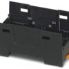 Housing lower part, ABS/PC, (W x H x D) 45.1 x 75 x 30.3 mm, black, for enclosure, 1074968