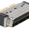 Złącze D-Sub 40-pinowe Męski Proste Montaż na kablu raster 1.27mm Złoto na niklu