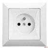 Gniazdo Podtynkowe Pojedyncze Z Uziemieniem 2P+Z Pola Białe, 33029