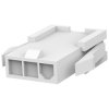 Plug housing, 3 pole, pitch 4.2 mm, straight, white, 2029110-3