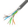 Przewód LAN FTP kat.6 drut Cu szary, CPR Fluke Passed Lanberg, 1mb