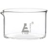 EISCO CH0066F Crystallizing Dish, 20ml, Flat Bottom with Spout