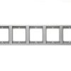 K.5 Ramka Pięciokrotna Pionowa Stal Szlachetna Nierdzewna 13537004