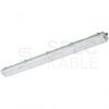 Oprawa sufitowa hermetyczna 120cm pusta na 2x T8 LED, G13, AC220-240V, IP65, ABS/PS, szara HELIOS 236 BIS
