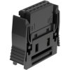 Socket header, 16 pole, pitch 1.27 mm, straight, black, 404-59016-61