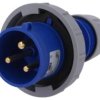 Złącze zasilające AC wtyk męskie 32A 230VAC IEC 60309 IP67 0232-6