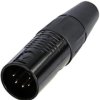 Rean AV RC5M-B Złącze męskie XLR złącze męskie proste Ilość styków: 5 1 szt.