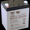 NP5-12L YUASA high-current battery, 12 V, 5 Ah, Faston 6.3 mm