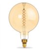 Żarówka LED VIDEX E27 G200 Kula 8W zamiennik 42W 500lm 1800K Ciepła 360 FILAMENT Bursztynowa Ściemnialna 3 Lata Gwarancji