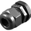 Cable gland, PA, (L x W) 18 x 13 mm, black, 1427CG21