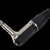 Wtyk Jack 6,3mm mono, metal, kątowy JW645; Talvico