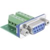 Delock 65319 Serial to Terminal Block Adapter, 37-pin D-SUB, 180° angle