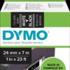 S0721010 DYMO D1 tape, 24 mm, white/black