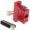Adapter do złączy RJ, 25-stykowe D-sub żeńskie, RJ45 żeńskie