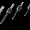 M54805 Wood drill bits with countersinks, 5-piece set