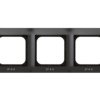 IMPRESJA METALIK Ramka 3 potrójna do wyłączników IP44 antracyt RH-3Y/50 OSPEL