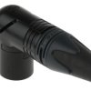 Złącze XLR 4 -pinowe Montaż na kablu Męski Czarny metaliczny
