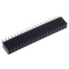 ZL262-40DG gniazdo dwurzędowe proste 2x20pin; wysokość 8,50; raster 2,54