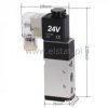 Elektrozawór 24V 4V210-08 0.15~0.8MPa