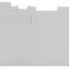 End/Intermediate plate, 0.8 mm, gray for terminal block, 2102-1391
