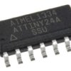 Mikrokontroler Microchip ATtiny24A SOIC 14-pinowy Montaż powierzchniowy AVR 2 kB 8bit CAN: 20MHz RAM:128 B Ethernet: