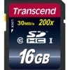 Karta SD SDHC, 16 GB MLC, Transcend Premium -25 → +85°C 200x