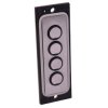 PR00410 4-Key Rear Mounting Stainless Steel Keypad IP65 APEM